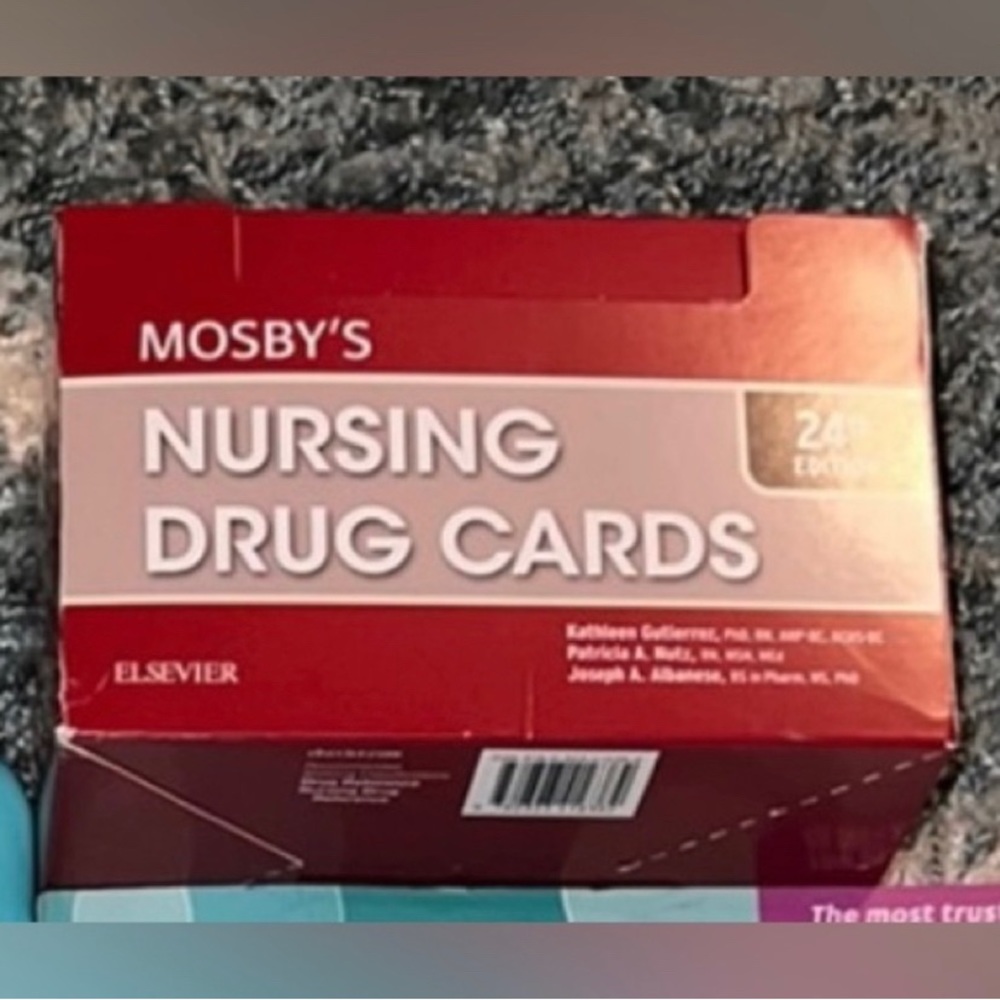 Nursing Drug Cards - Red